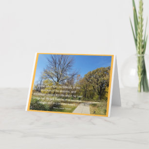 Cartão Thoreau: Dreams+Action Lead to Unexpected Success