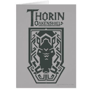 Cartão THORIN OAKENSHIELD™ - Símbolo de blindagem