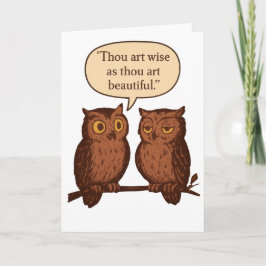 Cartão Thou art wise and beautiful