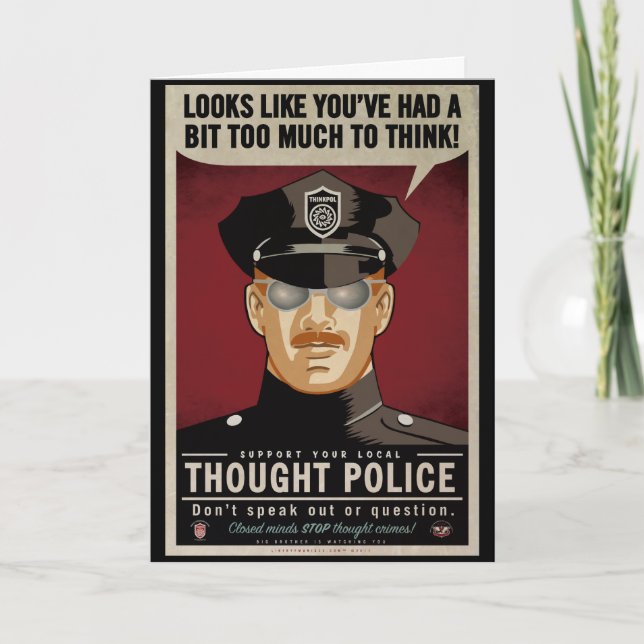 Cartão Thought Police Card (Frente)