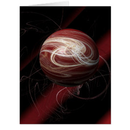 Cartão Threads da placa de saudação do Vazio Cosmos