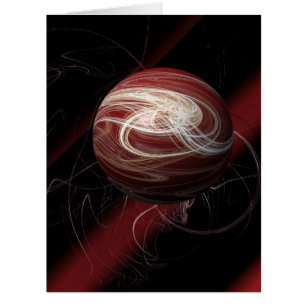 Cartão Threads da placa de saudação do Vazio Cosmos