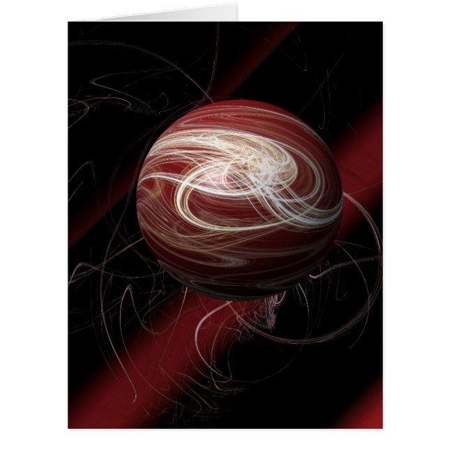 Cartão Threads da placa de saudação do Vazio Cosmos (Frente)