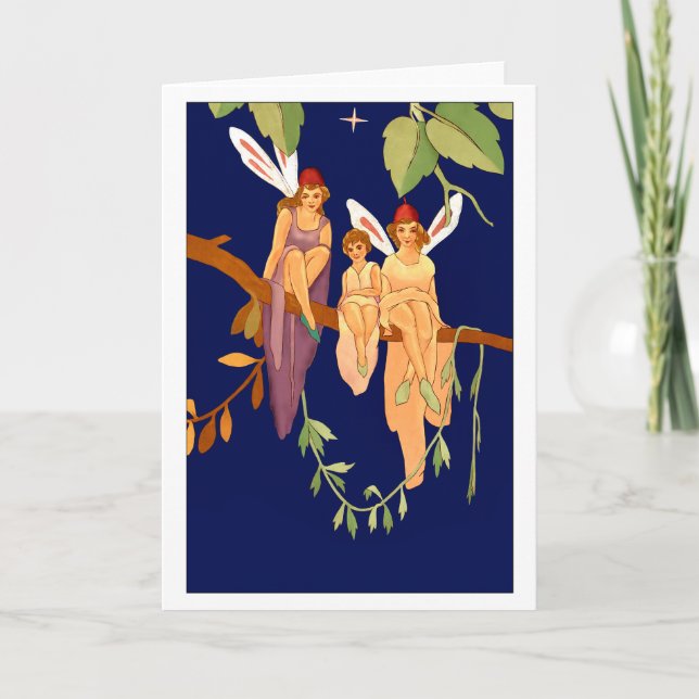 Cartão "Three in a Tree" Greeting Card (Frente)