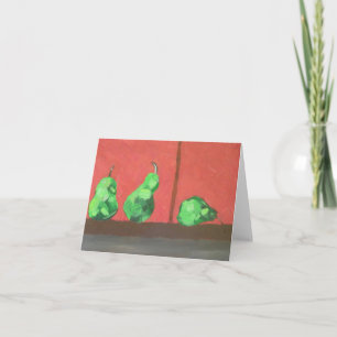 Cartão Three Pairs Note Card