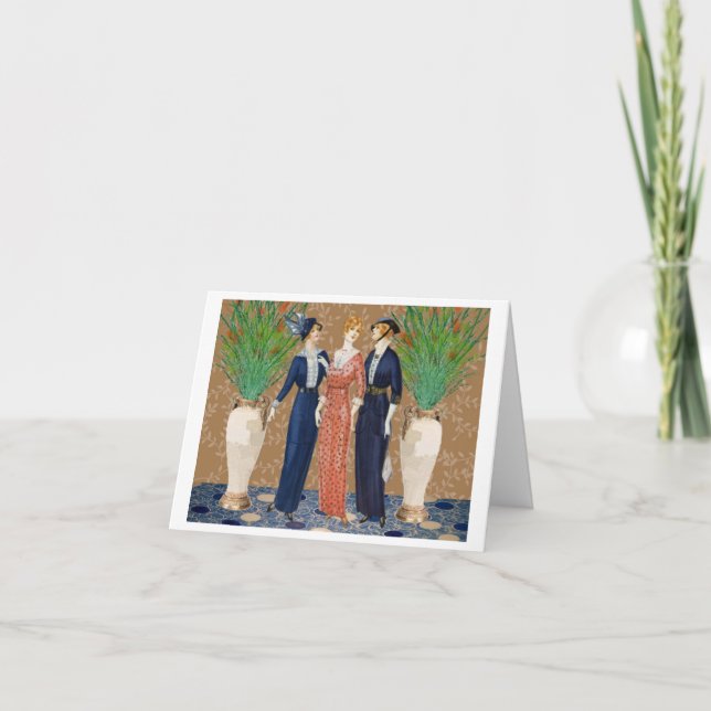 Cartão Three Proper Ladies (Frente)