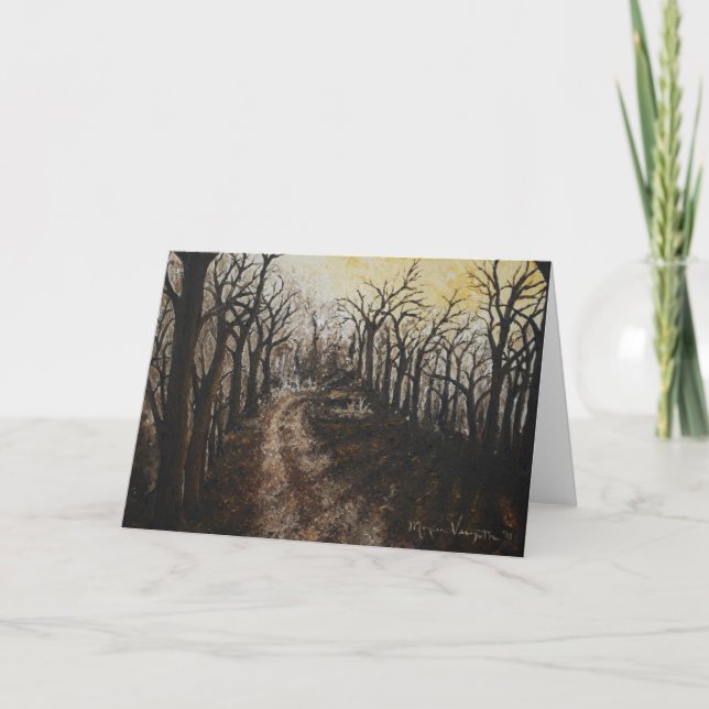 Cartão Through the Forest Greeting Card (Frente)