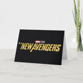 Cartão Thunderbolts* | Logotipo do Novo The Avengers