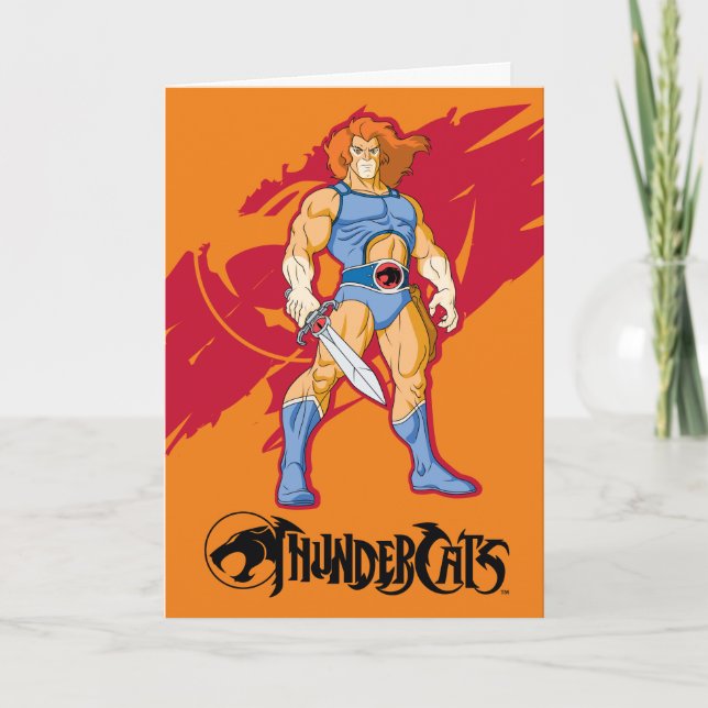 Cartão ThunderCats | Gráfico de Caracteres Lion-O (Frente)