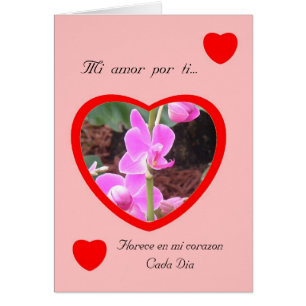 Cartão Ti San Valentin de Por do amor do MI