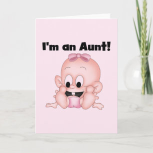 Cartão Tia dos Camisetas e presentes da Nova sobrinha