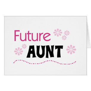 Cartão Tia futura Camiseta e presentes