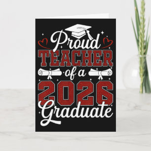 Cartão Tia Orgulhosa De Um Graduando Da Turma De 2026 Gra