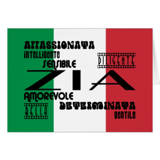 Cartão Tias italianas: Qualidades