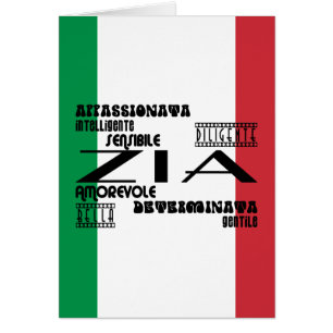 Cartão Tias italianas: Qualidades