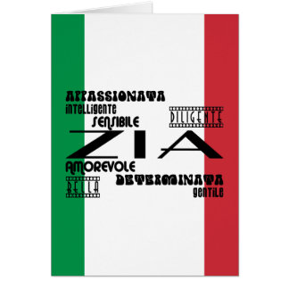 Cartão Tias italianas: Qualidades