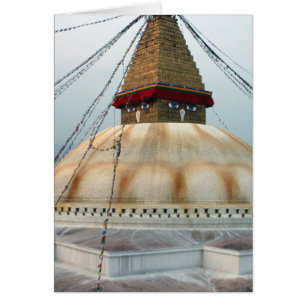 Cartão Tibetano Buddhist Stupa