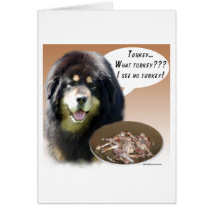 Cartão Tibetano Mastiff Turquia