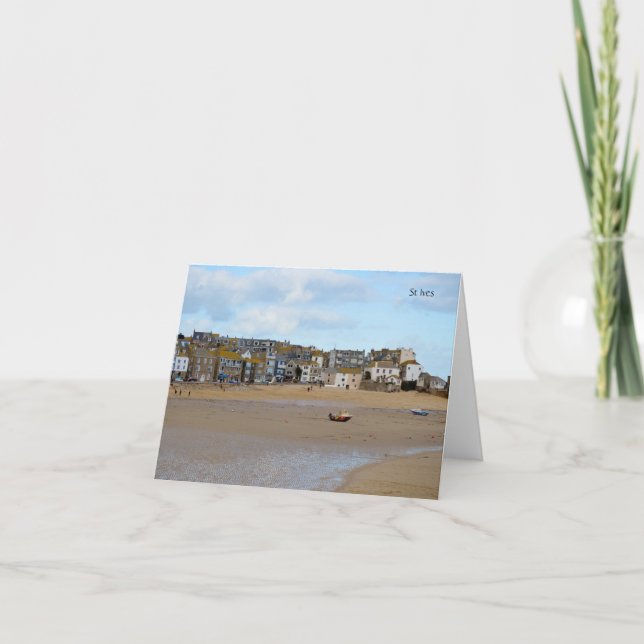 Cartão Tides Out St Ives Cornwall England (Frente)