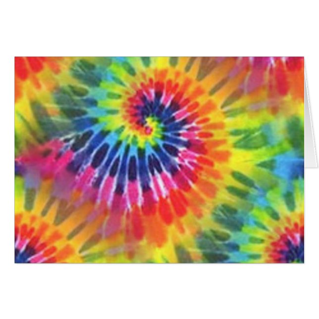 Cartão Tie Dye 2 (Frente Horizontal)