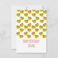 Tigela de Taco de Aniversário