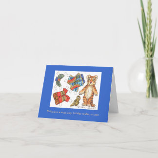 Cartão Tiger birthday card