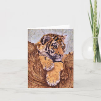 Cartão Tiger Cub Notecards