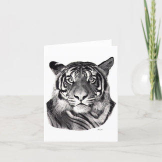 Cartão Tiger Eyes Note Card