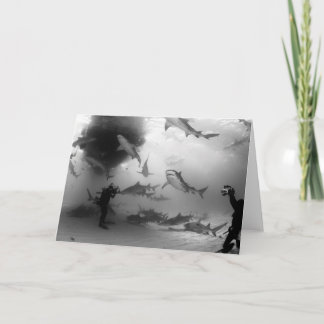 Cartão Tiger & Lemon Shark notecard