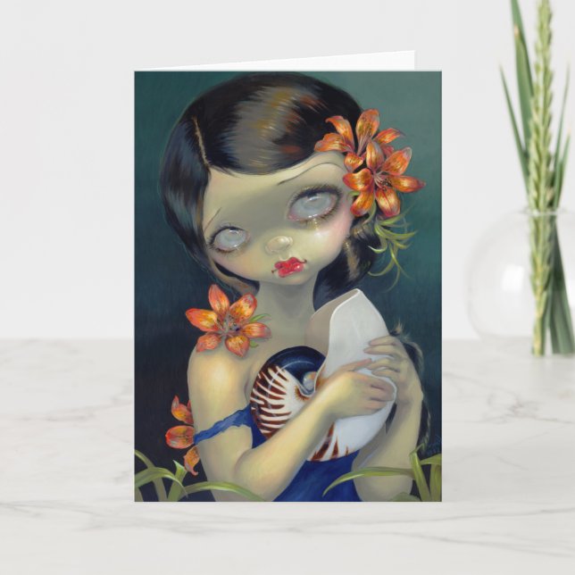 Cartão "Tiger Lily, Tiger Nautilus" (Frente)