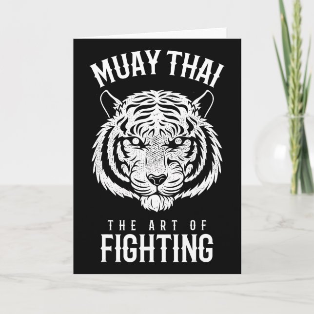 Cartão Tiger Muay Thai e Kickboxing (Frente)