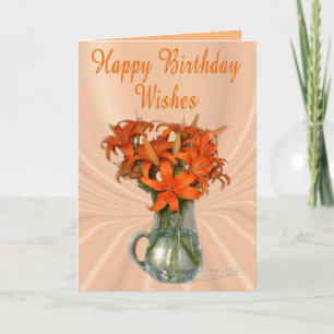 Cartão TigerLilyBday-personalizar