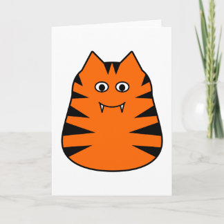 Cartão Tigr - Cute Tiger Greetings Card