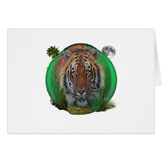 Cartão Tigre (Frente Horizontal)