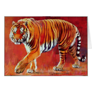 Cartão Tigre de Bengal