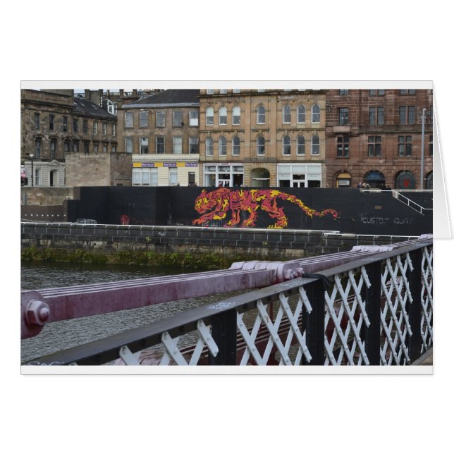 Cartão tigre de glasgow (Frente Horizontal)