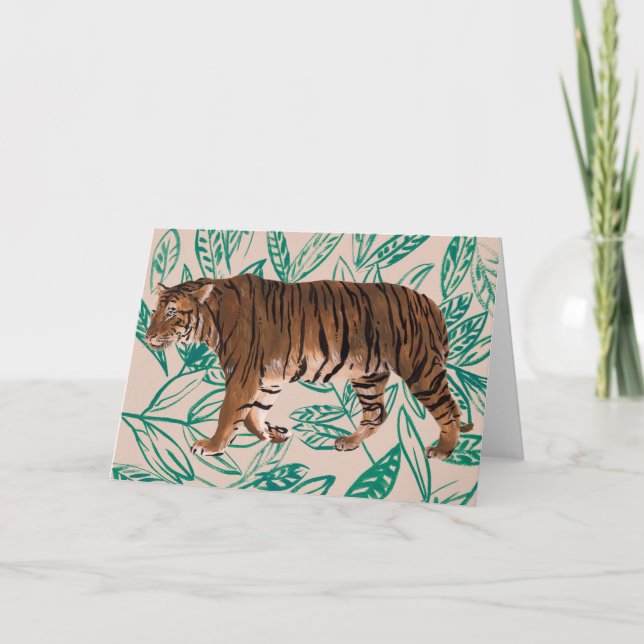 Cartão Tigre de Siberie (Frente)