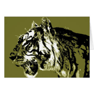 Cartão Tigre Siberiano