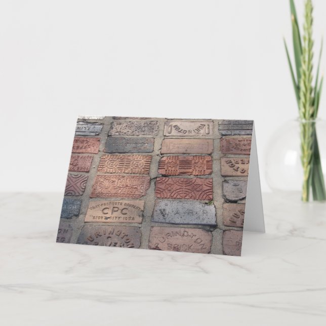 Cartão Tijolos Antigos (Frente)