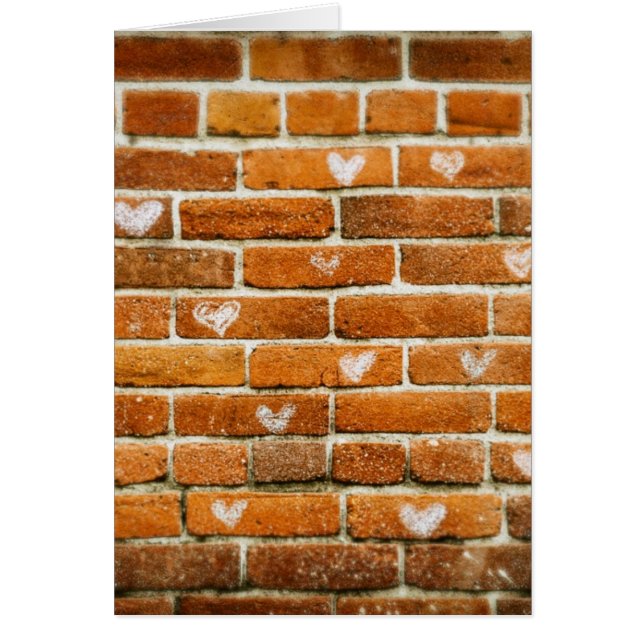 Cartão Tijolos da felicidade (Frente)