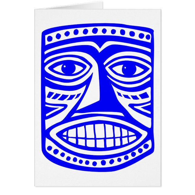 Cartão Tiki Toby - Azul (Frente)