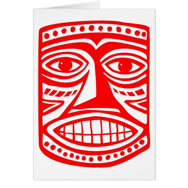 Cartão Tiki Toby - Vermelho (Frente)