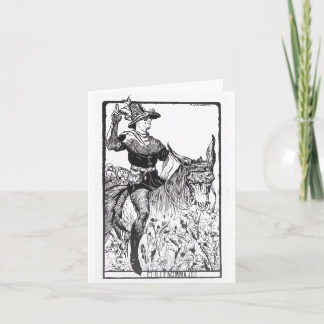 Cartão Till Eulenspiegel Notecard (Frente)