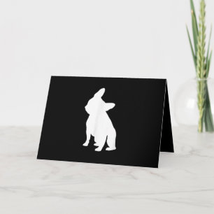 Cartão Tilt Roupa Frenchie Head Bulldog Gift