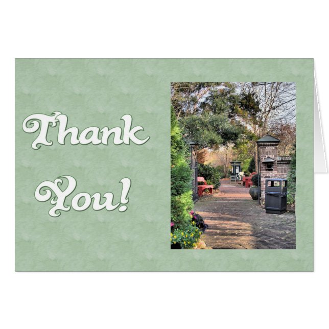 Cartão Timberlake Path Obrigado (Frente Horizontal)