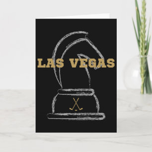 Cartão Time Las Vegas Equipe de Hóquei no Gelo Novidade D