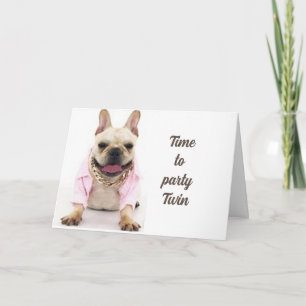 CARTÃO TIME TO "CELEBRATE" US - "TWIN'S" CARD