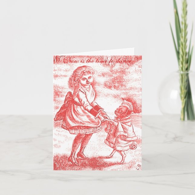 Cartão Time To Dance Affirmation Notecard (Frente)