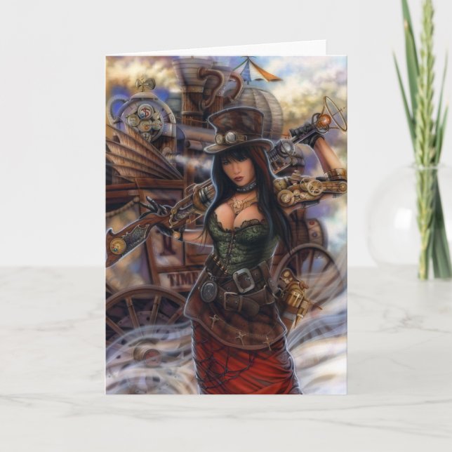 Cartão "Time Traveler" Greeting Cards! (Frente)