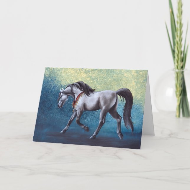 Cartão Timeless Arabian Greeting Card (Frente)